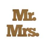 Signs Words Mr & Mrsgold Glitter