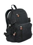Rothco Vintage Canvas MINI Backpack - Black