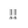 2 Pack Charging&button-control Electric Salt And Pepper Grinder Set 95ML