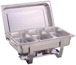 Zs - 16L Stainless Steel Triple Tray Chafing Dish - Food Warmer