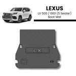 Lexus Lx 500 600 5 Seater Boot Mat