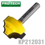 PRO-TECH Classical Pattern Plunge Cutting Flat Bottom 1' X5 8' 1 4' Shank