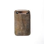 Acacia Wood MINI Clipboard Grey