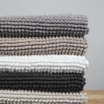 Microfibre Bath Mat Light Grey 40X60CM