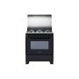 76 X 60CM Gas/electric Stove Black