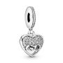 I Love My Mum Heart Locket Dangle Charm