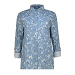 Printed Cotton Slub Shirt