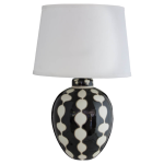 Ceramic Table Lamp With Shade 57 Cm