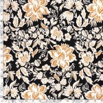 Visse Poplin Blooming Black 19054-069