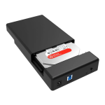4TB 3.5" USB3.0 Sata External Hard Drive Enclosure – Black New