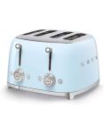 Smeg 4-SLICE Pastel Blue Retro Toaster TSF02PBEU