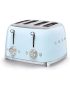 Smeg 4-SLICE Pastel Blue Retro Toaster TSF02PBEU