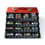 Stuff Box 48 Pieces Pull Back Cars Set Container Car Storage