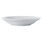 Basics White Rim Serving Bowl