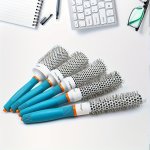1PC Aluminum Tube Hairdressing Comb Professional Cylinder Hair Comb For Hair Blowing And Hair Styling