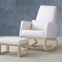 Noah Rocking Chair- Plush Cotton Fabric