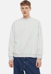 Relaxed Fit Sweatshirt - Light Grey Marl