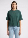 Gold Trim Centre Logo Bottle Green T-Shirt - XL Green