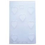 Large Hearts Chocolate Mould