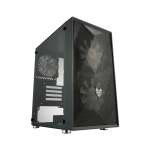 FSP CST130 Basic Micro-atx Gaming Chassis Acrylic Side Panel - Black