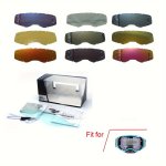 Scot Brand Motorcycle Goggles Lens 9 Kinds Of Color Lenses To Choose From Spare Transparent Replacement Lens Bag Protective Film