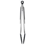 OXO Good Grips 12-INCH Tongs With Black Silicone Heads