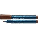Maxx 130- Bullet Point Permanent Marker Brown 10'S