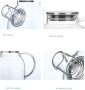 1.8L Glass Tea Pot With Strainer