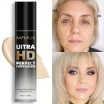 Liquid Foundation Full Coverage Concealer Natural Matte Finish Waterproof Long Lasting Liquid Foundation Suitable For Concealing