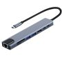 USB 8 In 1 Type C 3.1 To 4K HDMI Hub Adapter With Sd Card Reader