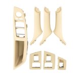 Car High Configuration Version Inside Doors Handle Pull Trim Cover 5141 7225 873 For Bmw F10 F18 Left Driving Beige