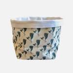 Small Fabric Bucket - Sugarbird Gunmetal