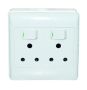 Wall Socket 2X3 Pin 4X4