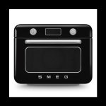 Smeg 30L Countertop Combi Steam Oven Black COF01BLEU