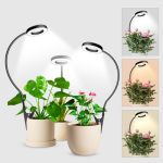 Wolezek 2 In 1 Grow Lights For Indoor Plants 3 Colors Plant Lights With 360 Gooseneck 48 Leds Full Spectrum 6 12 16H Timer 5 Bri