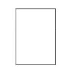 Shiny 1-UP 210X298 Laser Labels White 100