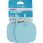 Clicks On The Go 2 Piece Luggage Id Tags