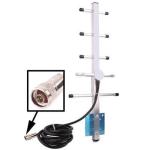 824-960MHZ GSM Yagi Antenna 12 Dbi N Male Connector Cable Length: 10M