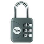 3 Dail Combination Padlock Grey