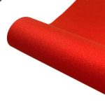 Waterproof Permanent Self-adhesive Opal Vinyl Roll For Craft Cutter Machine Red 30X25X0.023CM
