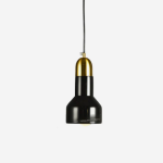 Retro Y Pendant - Black Marble