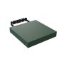 Floating Shelf Dark Green 23X23CM