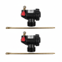 32MM Float Valve For Water Reservoirs - Male/female Globe - 2 Pack