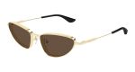 Sunglasses Womens In Gold Brown AM0522S-002 - Gold Onesize