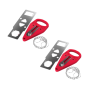 2 X Portable Security Door Lock Portable Latch Ideal For Apartment Hotel Etc.