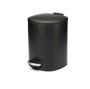 Black Steel Square Step - On Bin