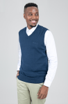 Sleeveless Knit Pullover - Navy - Navy XXL