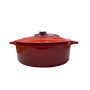 Hydrofire Chasseur Casserole Oval 33 - Ruby Red
