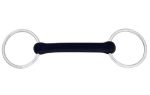 New Flexible Rubber Mullen Mouth Loose Ring Snaffle Horse Bit Stainless Steel 5.5 Inches