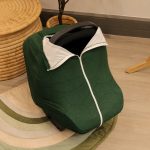 Car Seat Cover With Zip Boho Green Leaves In Stock